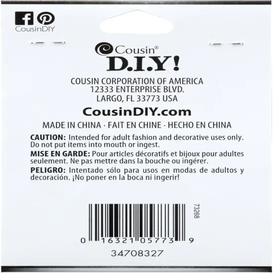 CousinDIY Jewelry Basics Metal Accent 1/Pkg-Silver Sunburst {3}