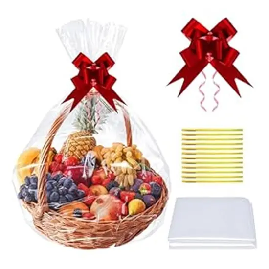 Round Bottom Basket Bags 20" x 30" {1}