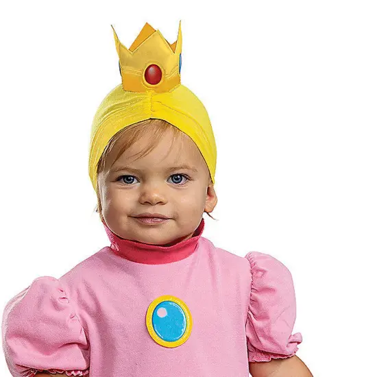 Baby Mario Bros Princess Peach Costume {1}