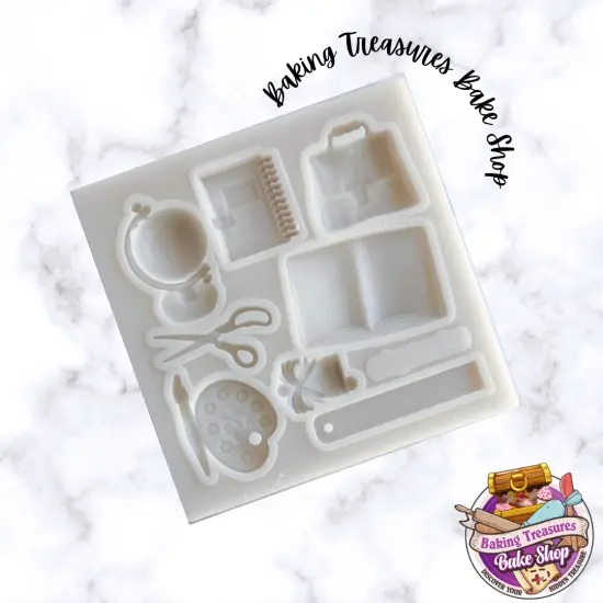 Old School Themed Silicone Mold {3}