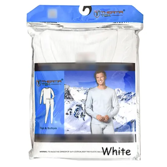 Thermatek Men's Waffle Thermal Set White 1 PC {5}