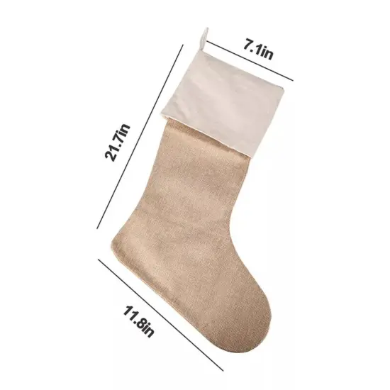 Kitcheniva Personalised Christmas Stocking Family Set DIY Decor 6 Pcs {3}