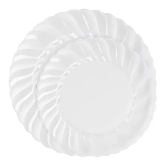 Clear Flair Plastic Dinnerware Value Set (144 Guests) {2}