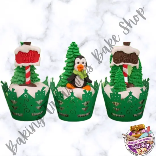 Christmas Road Signs Silicone Mold {1}