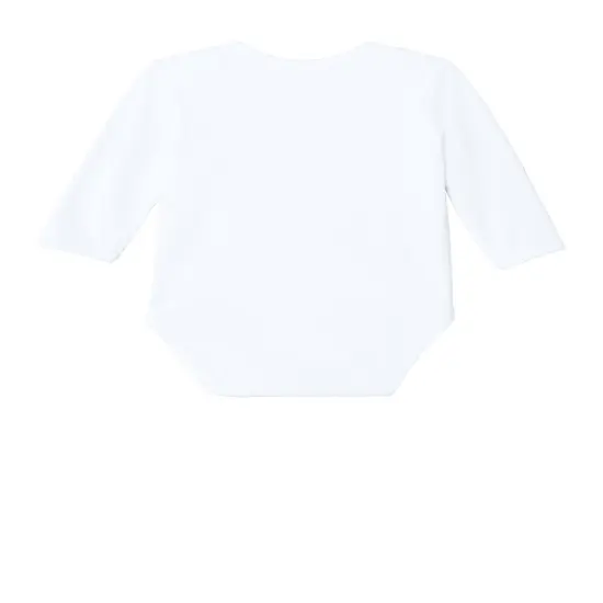 Rabbit Skins&reg; Infant Long Sleeve Jersey Bodysuit White {2}