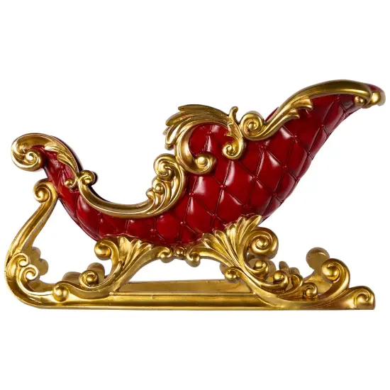 Northlight Santa's Sleigh Christmas Decoration - 19" Red {3}