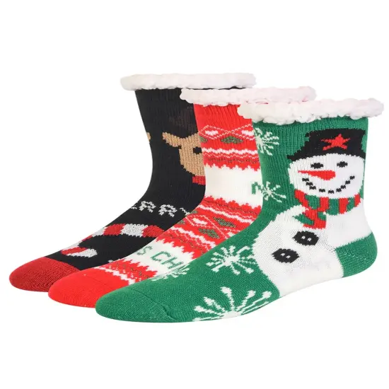 Mopas Cozy Thermal Non-Skid Socks assorted {6}