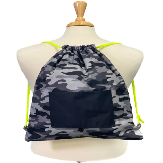 Crosscut Sewing Co.&reg; Drawstring Backpack Sewing Project Kit - Beginner Sewing Kit - Sewing Kit for Kids Camo {3}