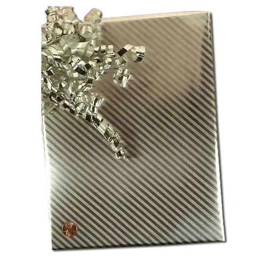 Elegant Striped Wrapping Paper 30" x 417" Roll 62 lbs {2}