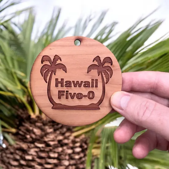 Hawaii Five-0 - Cedar Ornament {2}
