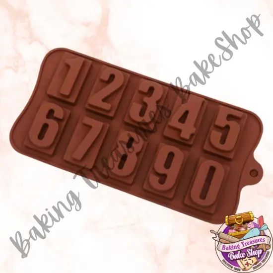 Number Design Silicone Mold {1}