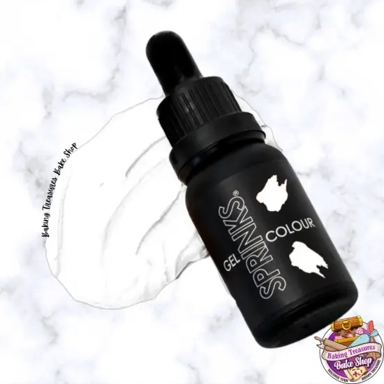 Sprinks White Gel Colour - 15ml {1}