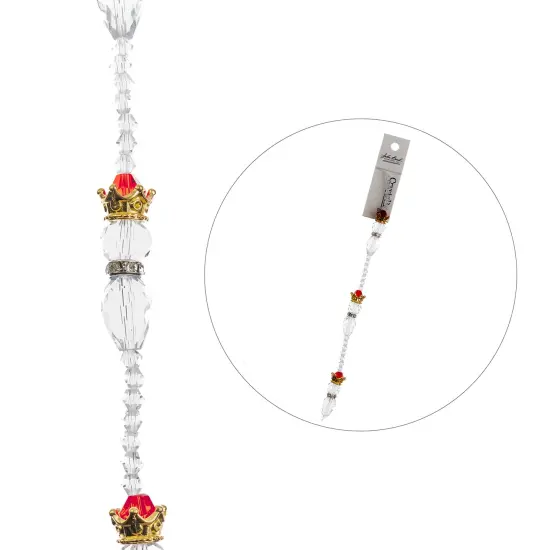 Crystal Lane DIY 7" Designer Holiday Glass Bead Mix Strand Three Wise Men Stack {4}