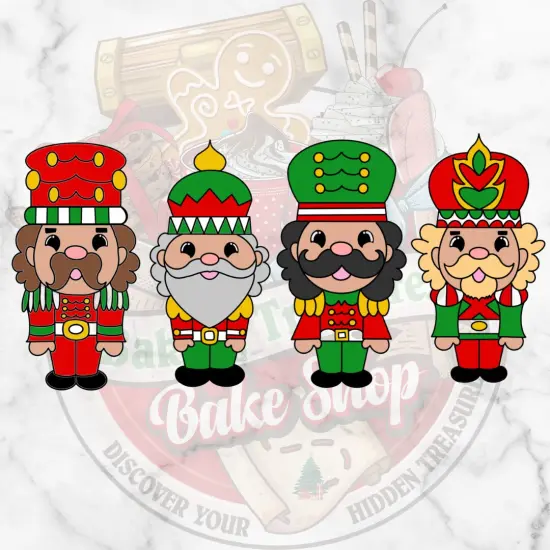 Christmas Nut Crackers Cookie Cutter & Stamp {3}