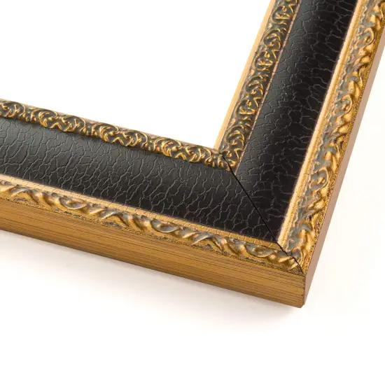 Ornate Brown Picture Frame - UV Acrylic, Backing Board, Hanging Hardware Included {2}