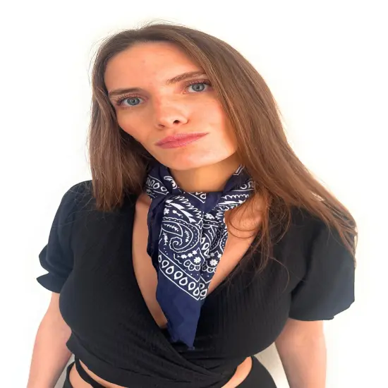 Set of 4 Plain Neck Scarves For Women Chiffon Square Scarf {5}