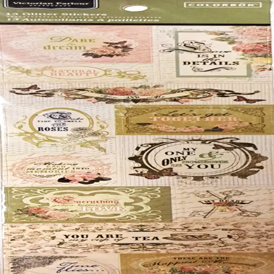 Colorbok Glitter Sticker Words {1}