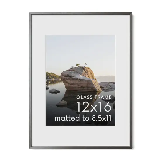 Haus and Hues Premium Aluminum Gray and Brass Frame {1}