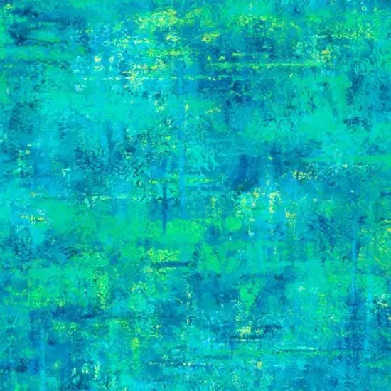 Blue Turqouise Mottled Blender 44"/45" Fabric Per Yard {1}