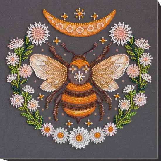 Mid-sized Bead Embroidery kit - Honey dream {1}