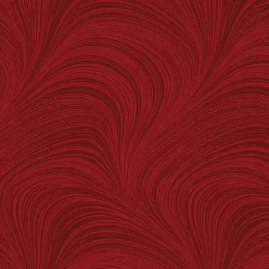 Red Medium Color Wave Texture Flannel Wideback Fabric per yard {1}