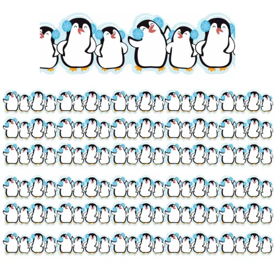 Winter Penguins Extra Wide Deco Trim&reg;, 37 Feet Per Pack, 6 Packs {1}