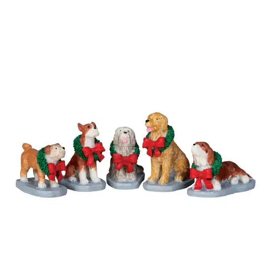 Lemax Christmas Pooch - 5 Piece Set {1}