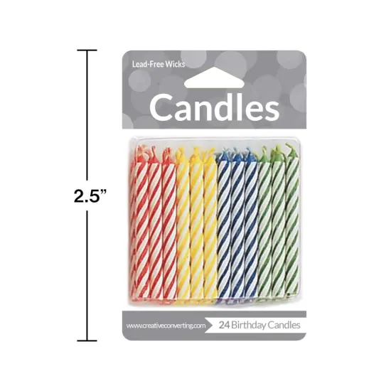 288 pc Bulk Assorted Primary Color Candles {3}
