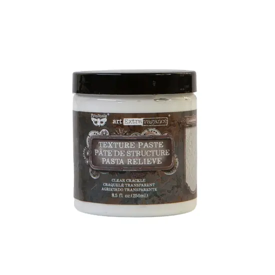Art Extravagance- Texture Paste - Clear Crackle 8.45oz (250ml) {1}