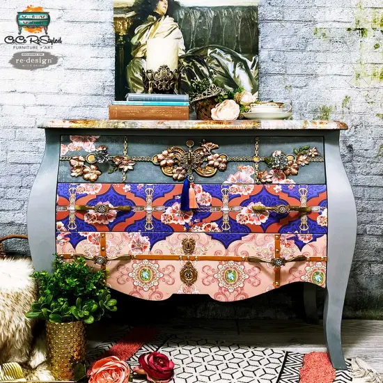 Decor Transfers&reg; - Cece Fashion & Florals - total sheet size 24"x35", cut into 2 sheets {3}