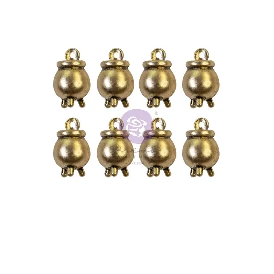 Thirty-One Collection Metal Embellishments - Cauldron Charms - 8 pcs {1}