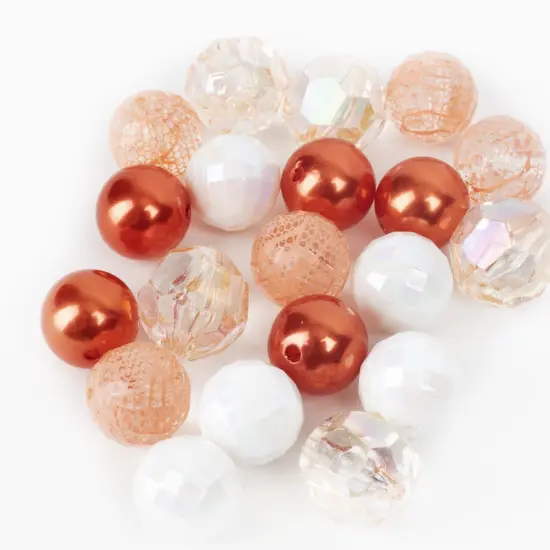 CousinDIY Bubblegum Bead 20mm 20/Pkg-Blush Multi {3}