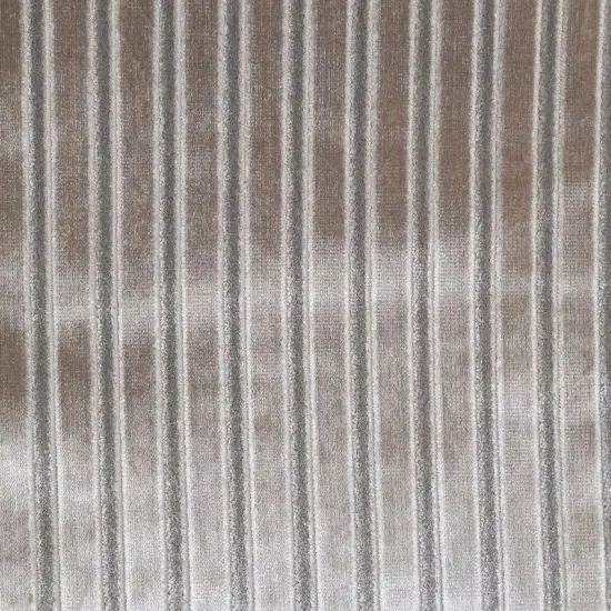 Broadway Cut Velvet Fabric Silver {4}