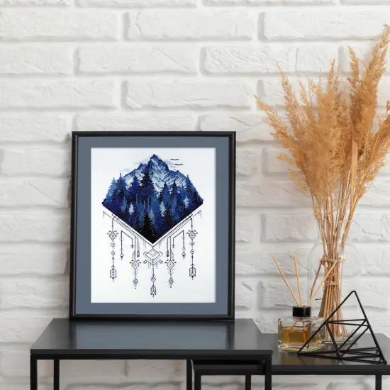 Counted Cross-stitch kit - Silver land {3}