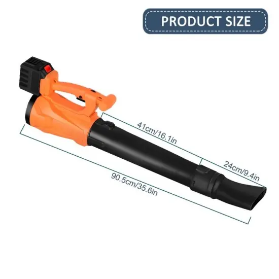 Snow Blower, 21V Electric Cordless Leaf Blower,2.0Ah Batteries and Charger Included, Lightweight Leaf Blower for Patio Cleaning, Lawn Care, Blowing Leaves and Dust {2}