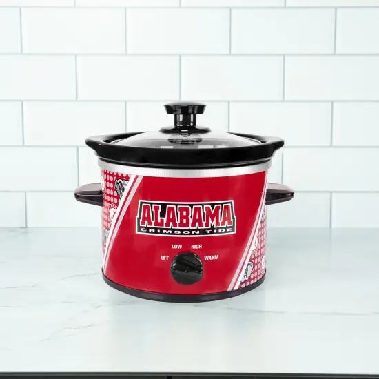 Uncanny Brands Alabama Crimson Tide 2-Qt Slow Cooker {2}