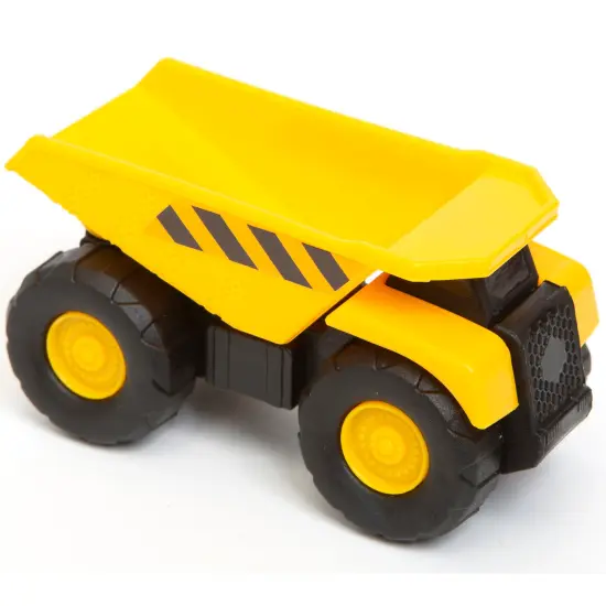 Boley: Mini Construction Vehicles - 5pk - Yellow & Black, Realistic Equipment Toy Playset, Interactive Moveable Parts, Indoor & Outdoor, Kids Ages 3+ {4}