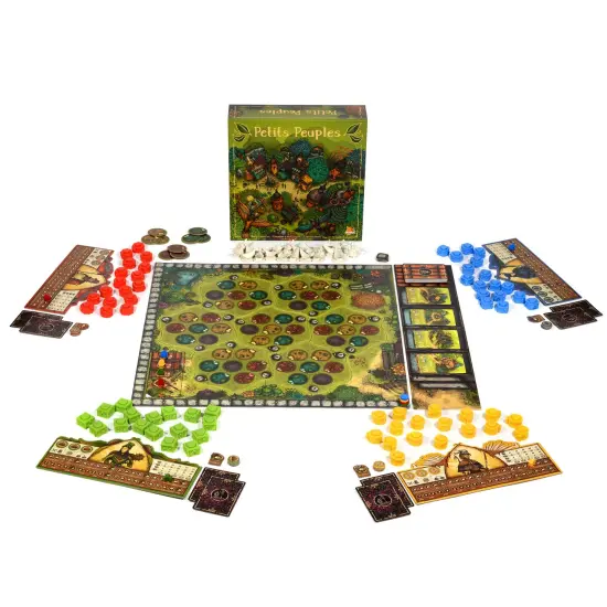 Garden Nation - War and Building Board Game, Bombyx, Ages 10+, 2-4 Players, 60 Min {3}