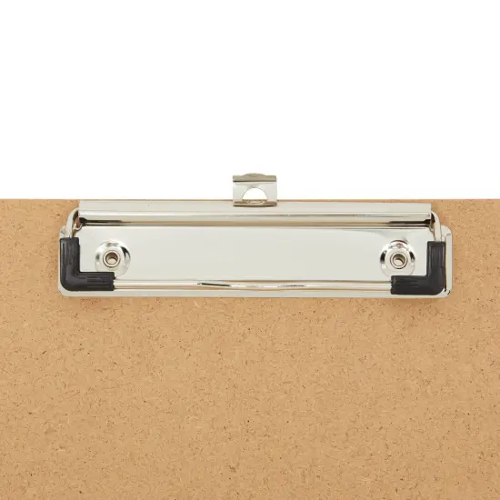 4-Pack Extra Large Clipboard, Horizontal Wooden Lap Boards, Wood Clip Board with Low Profile Clip for Drawing, Sketching, and Art Supplies, Landscape Layout, 3mm Thickness 11.5 x 17.4 Inches Brown {5}