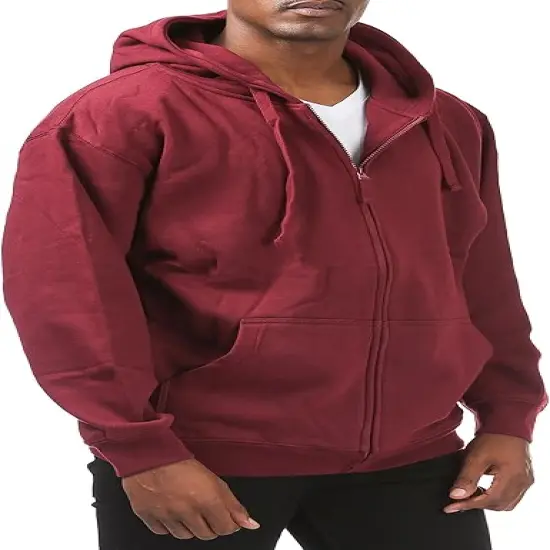 Men's Comfort Full Zip Hood | RADYAN&reg; SAFETY GREEN {5}