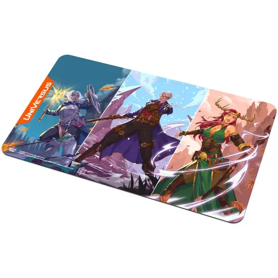 UniVersus: Critical Role: Heroes of Exandria - Pike, Percival, Keyleth of Vox Machina Playmat - 24 x 14", Neoprene, Tabletop Game Accessory, UVS Games {5}