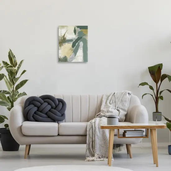 Stupell Industries Dynamic Abstract with Grey Canvas Wall Art Design by Vanna Lam  {2}