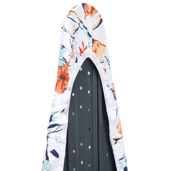 Ironing Board Cover with Floral Print Padding, Drawstring, Standard Size (15 x 54 in) Multicolor {7}