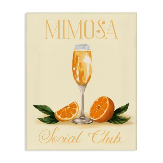 Stupell Industries Mimosa Social Club Canvas Wall Art Design by Hey Bre! Creative Studio {1}