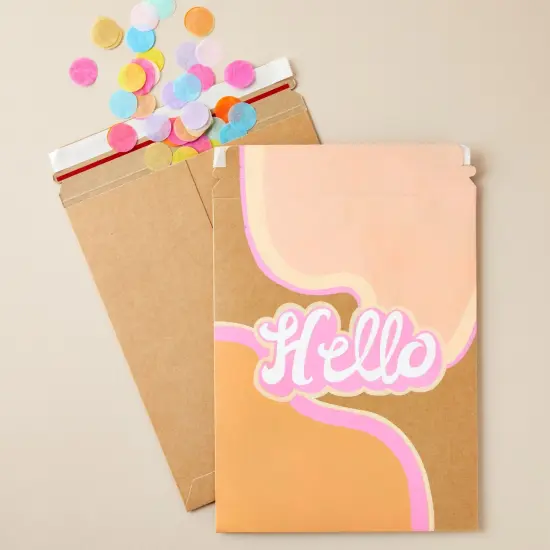 100-Pack Stay Flat Rigid Mailers 9x11.5 with Self Adhesive Seal, 450 gsm Sturdy Bulk Brown Cardboard Envelopes for Shipping Photos, Magazines, Comic Books, Art Prints, Documents, Collectibles {3}