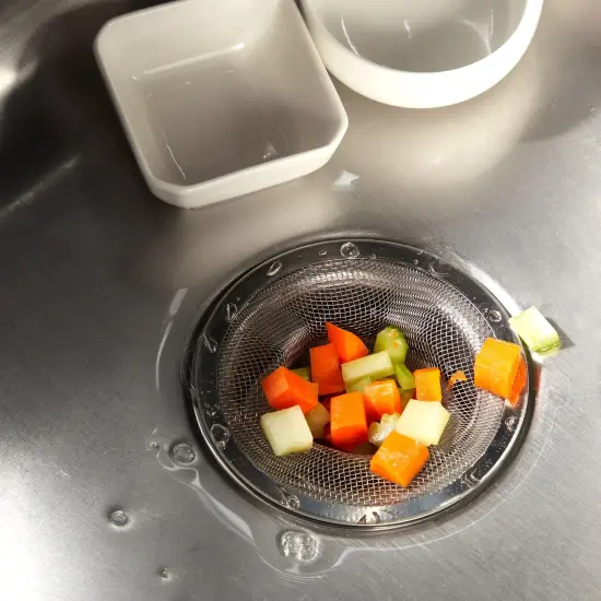 Juvale 4-Pack Stainless Steel Kitchen Sink Drain Strainer, Mesh Screen Drainer and Hair Catcher for Bathroom (4.3", 2.8" and 2.1") Silver {2}