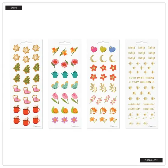 Happy Planner Sticker Sheets 8/Sheets-Lush Linens {7}