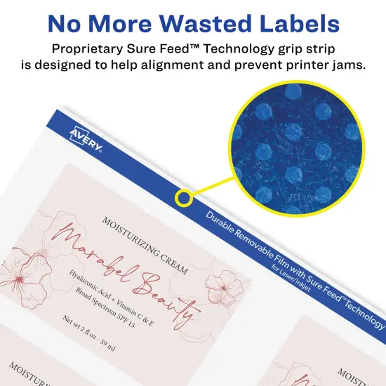 Avery Rectangle Labels with Sure Feed, 2" x 3" {4}
