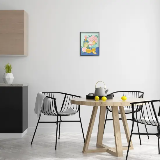 Stupell Industries Lemons & Drinks Still Life Framed Giclee Wall Art Design by Kristina Hultkrantz {2}