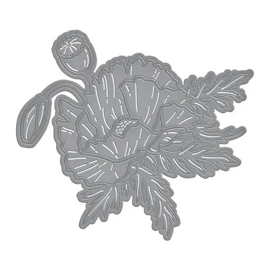 Spellbinders Etched Dies By Yana Smakula-Yana's Poppy {3}